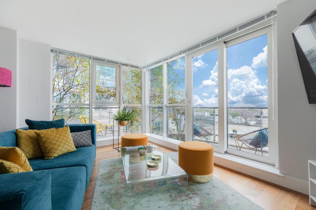 Best Thames View In Town! Large Luxxe Nomad Design Family Home London Bagian luar foto