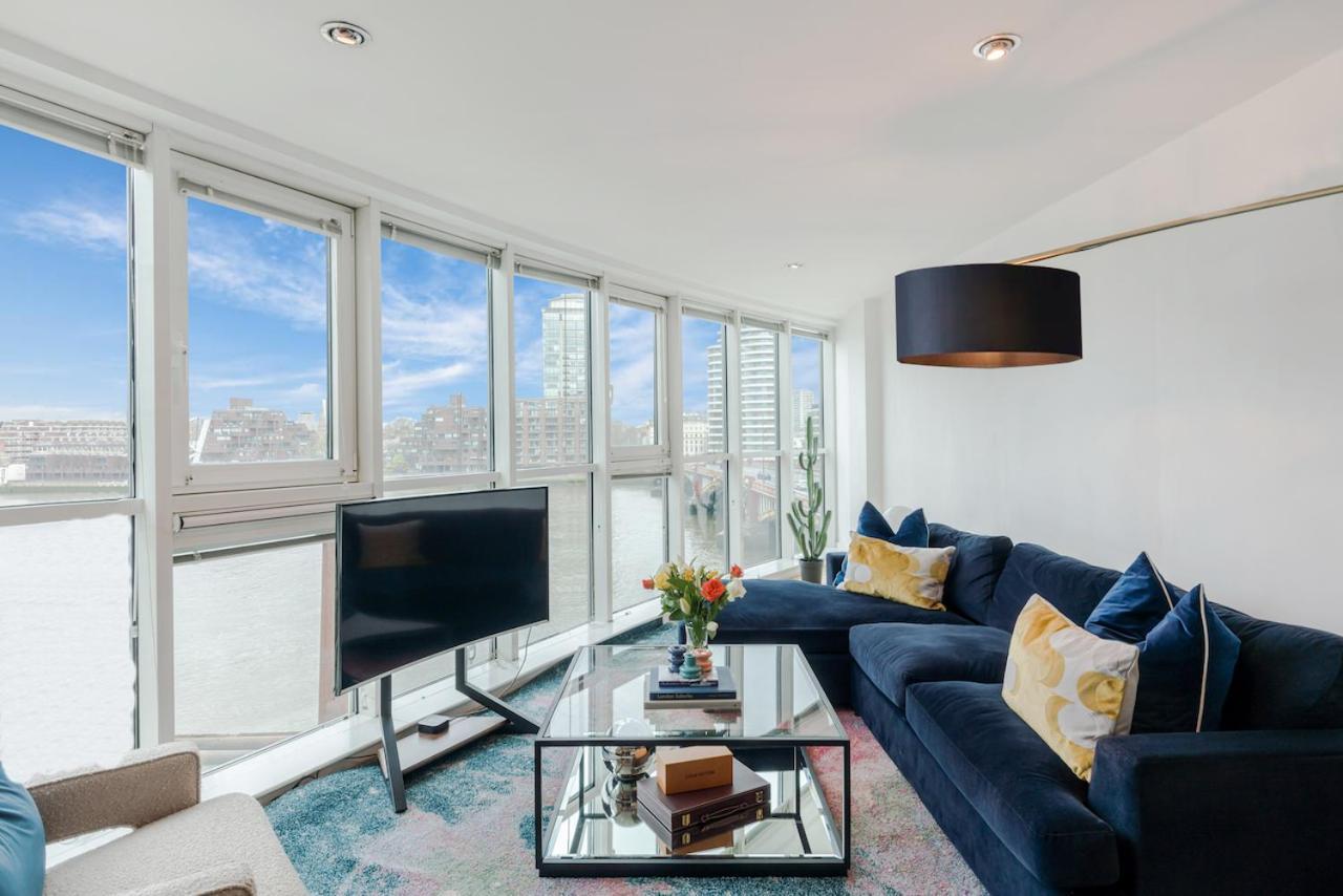 Best Thames View In Town! Large Luxxe Nomad Design Family Home London Bagian luar foto